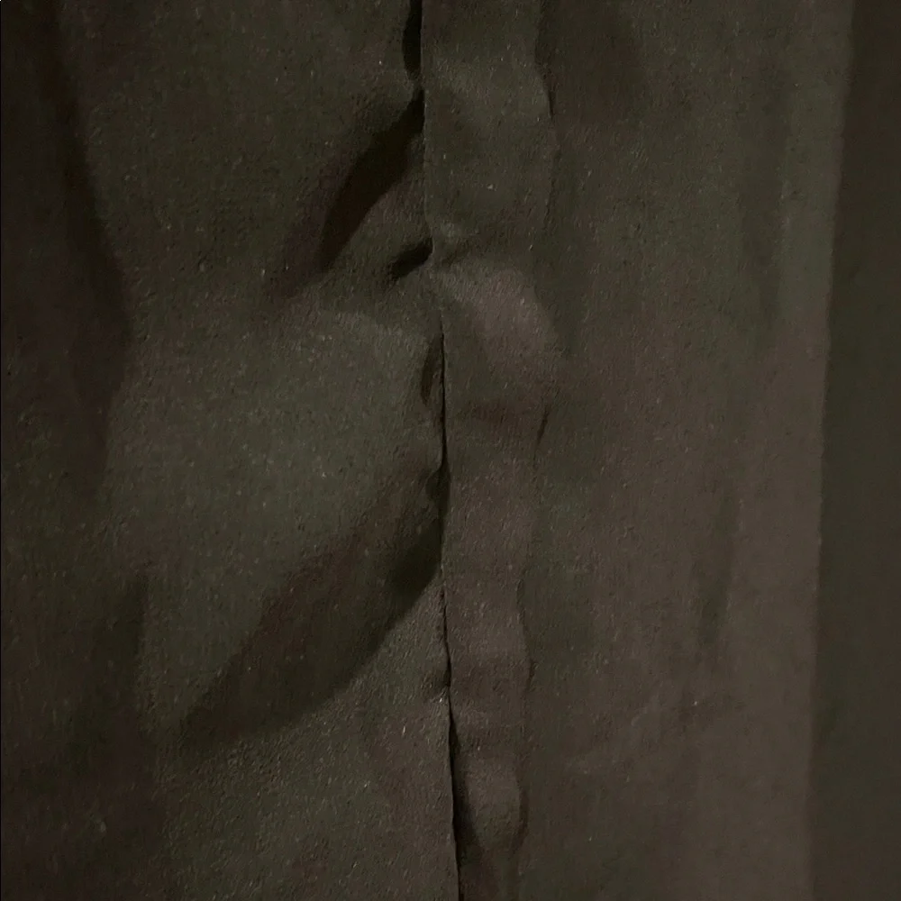 Chic Black Ruffle Sleeveless Blouse - Picture 3 of 7